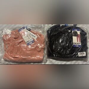 DKNY Baby Girl Size 12 Months DKNY 2 piece set. take both sets $22